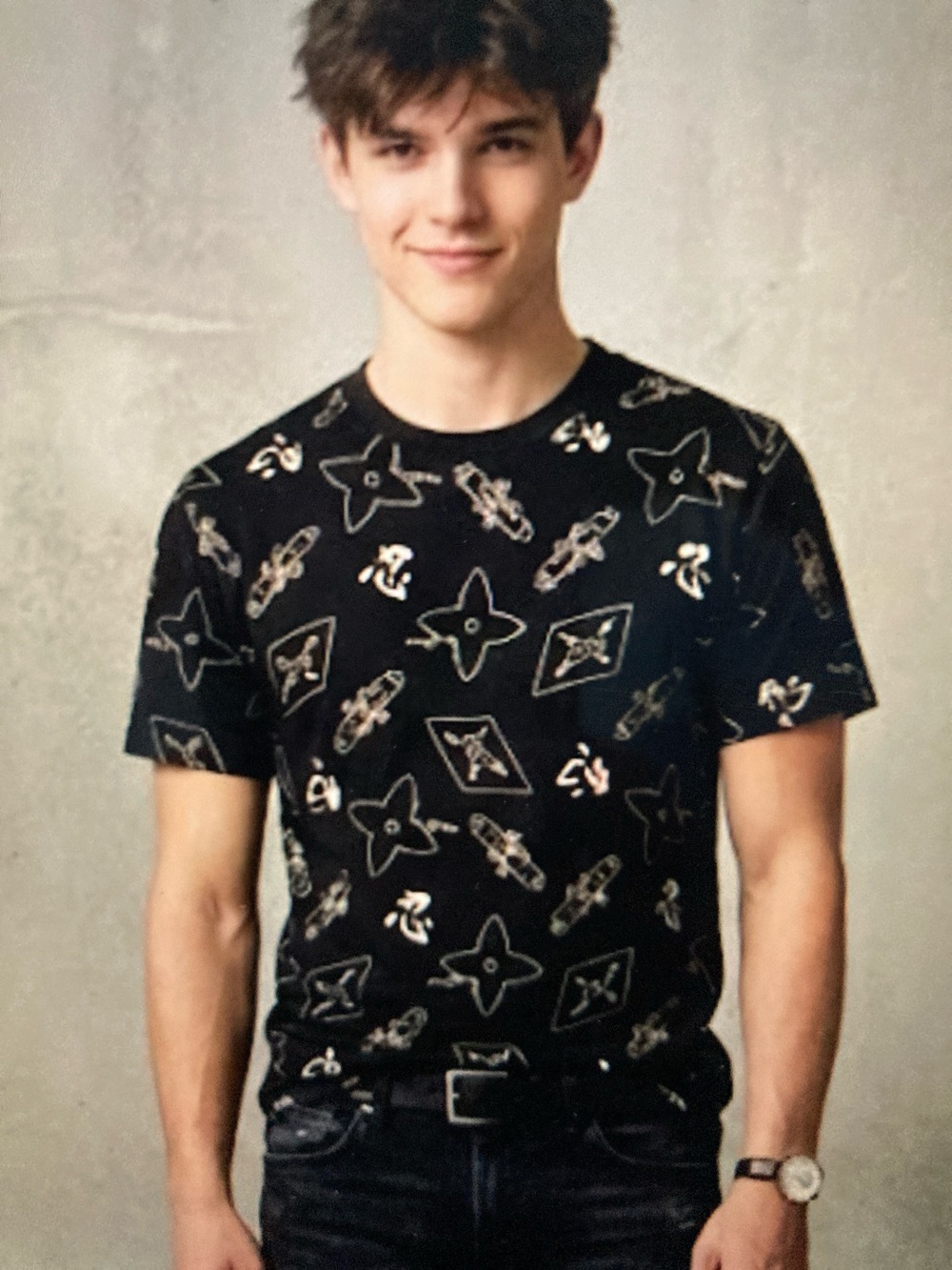 Rare Unisex Uniqlo Nippon Omiyage Ninja All-Over Print T-Shirt XS NWT S600